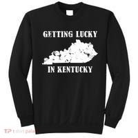 Getting Lucky In Kentucky Distressed Kentucky Sweatshirt thumb 0