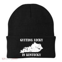 Getting Lucky In Kentucky Distressed Kentucky Beanie thumb 0