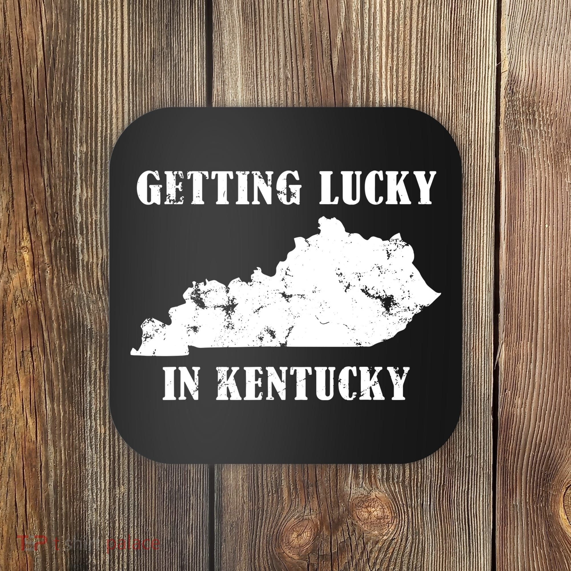Getting Lucky In Kentucky Distressed Kentucky Coaster