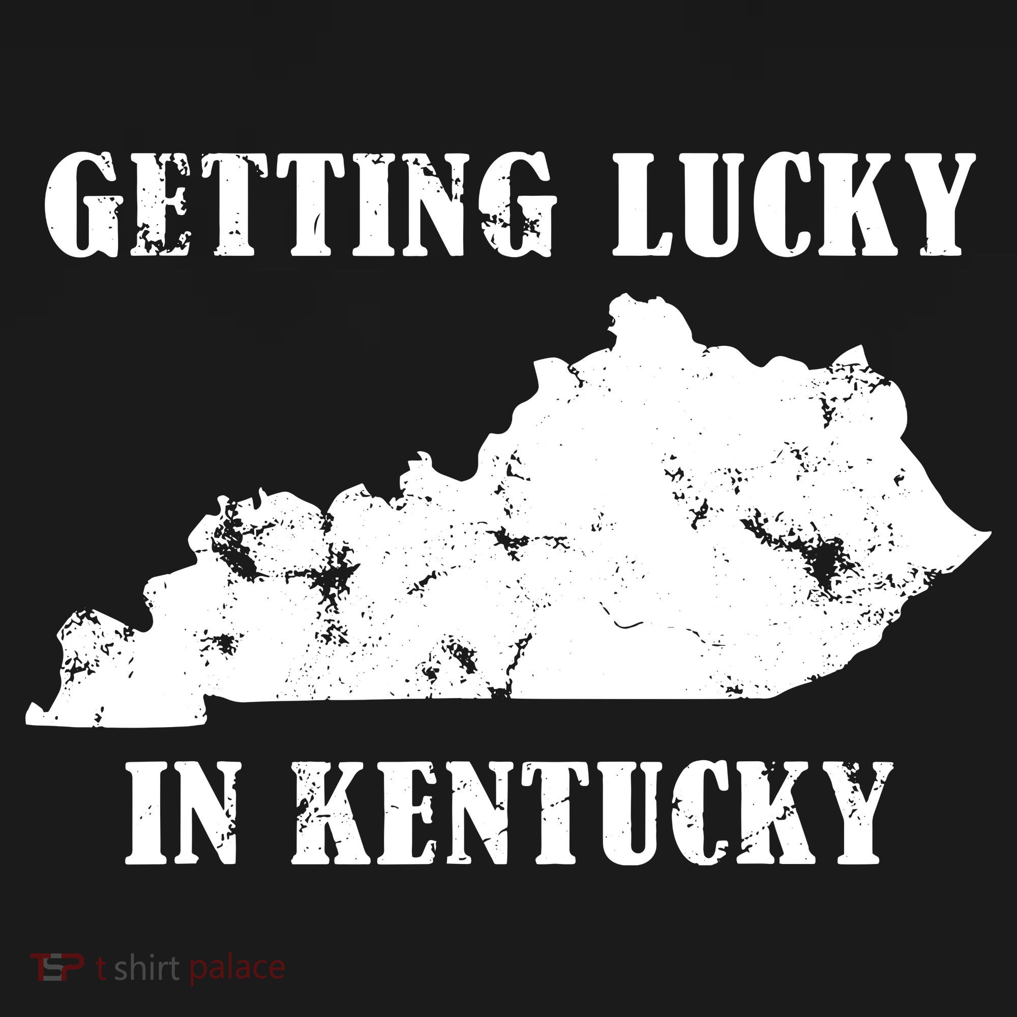Getting Lucky In Kentucky Distressed Kentucky Tank Top