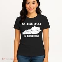 Getting Lucky In Kentucky Distressed Kentucky Women's T-Shirt thumb 4