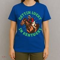 Getting Lucky In Kentucky Horse Racing Vintage Derby Gift T-Shirt thumb 4