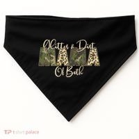 Glitter And Dirt Mama Of Both Mother's Day USA-Made Doggie Bandana thumb 0