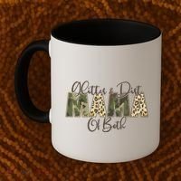 Glitter And Dirt Mama Of Both Mother's Day Coffee Mug thumb 2