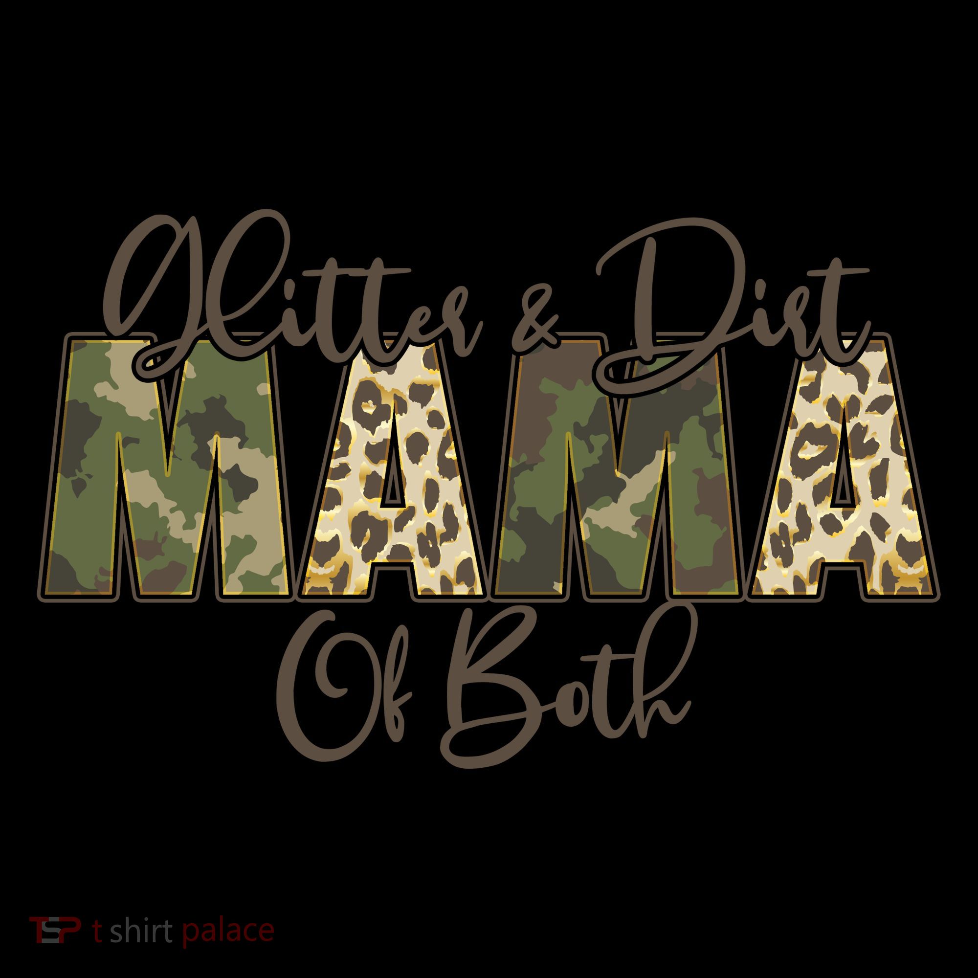 Glitter And Dirt Mama Of Both Mother's Day Coffee Mug