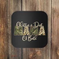 Glitter And Dirt Mama Of Both Mother's Day Coaster thumb 0