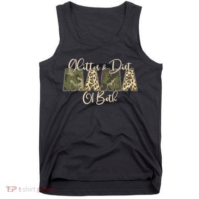 Glitter And Dirt Mama Of Both Mother's Day Tank Top