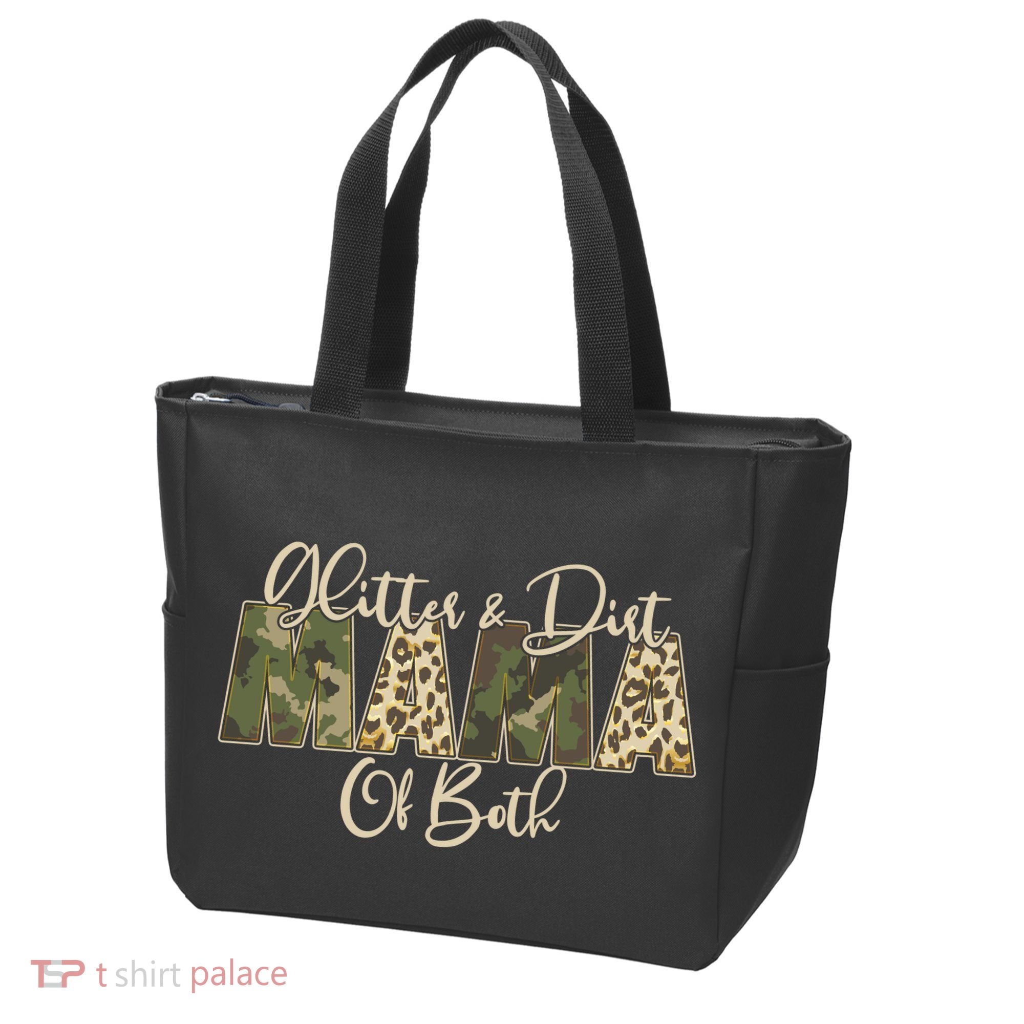 Glitter And Dirt Mama Of Both Mother's Day Tote Bag
