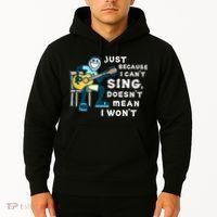 Guitar Lover Just Because I Can't Sing Doesn't Mean I Won't Hoodie thumb 2