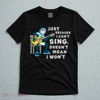 Guitar Lover Just Because I Can't Sing Doesn't Mean I Won't T-Shirt thumb 5