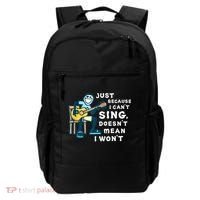 Guitar Lover Just Because I Can't Sing Doesn't Mean I Won't Backpack thumb 0