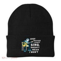 Guitar Lover Just Because I Can't Sing Doesn't Mean I Won't Beanie thumb 0