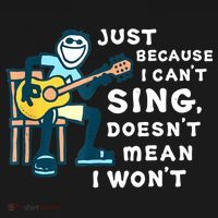 Guitar Lover Just Because I Can't Sing Doesn't Mean I Won't Women's Hoodie thumb 2