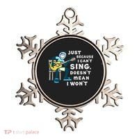 Guitar Lover Just Because I Can't Sing Doesn't Mean I Won't Ornament thumb 0