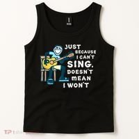 Guitar Lover Just Because I Can't Sing Doesn't Mean I Won't Tank Top thumb 2