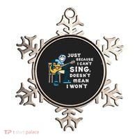 Guitar Lover Just Because I Can't Sing Doesn't Mean I Won't Ornament thumb 0