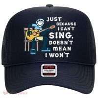 Guitar Lover Just Because I Can't Sing Doesn't Mean I Won't Hat thumb 0