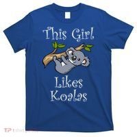 Girl Likes Koalas Cute Nature Wildlife Animal Gift T-Shirt thumb 0