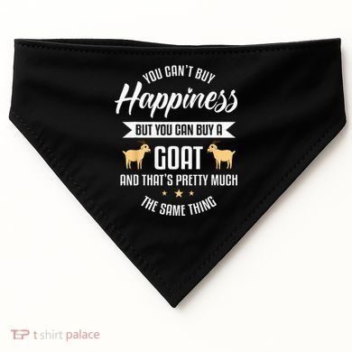 Goat Lover Livestock Farmer Breeder USA-Made Doggie Bandana