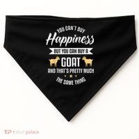 Goat Lover Livestock Farmer Breeder USA-Made Doggie Bandana thumb 0