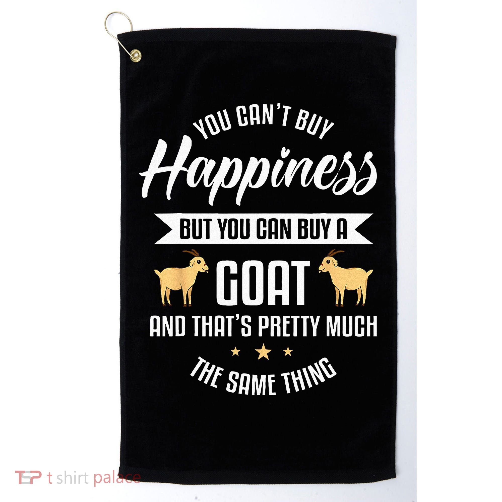 Goat Lover Livestock Farmer Breeder Golf Towel