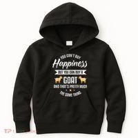 Goat Lover Livestock Farmer Breeder Kids Hoodie thumb 0