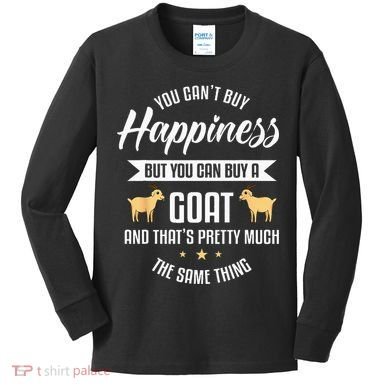 Goat Lover Livestock Farmer Breeder Kids Long Sleeve Shirt