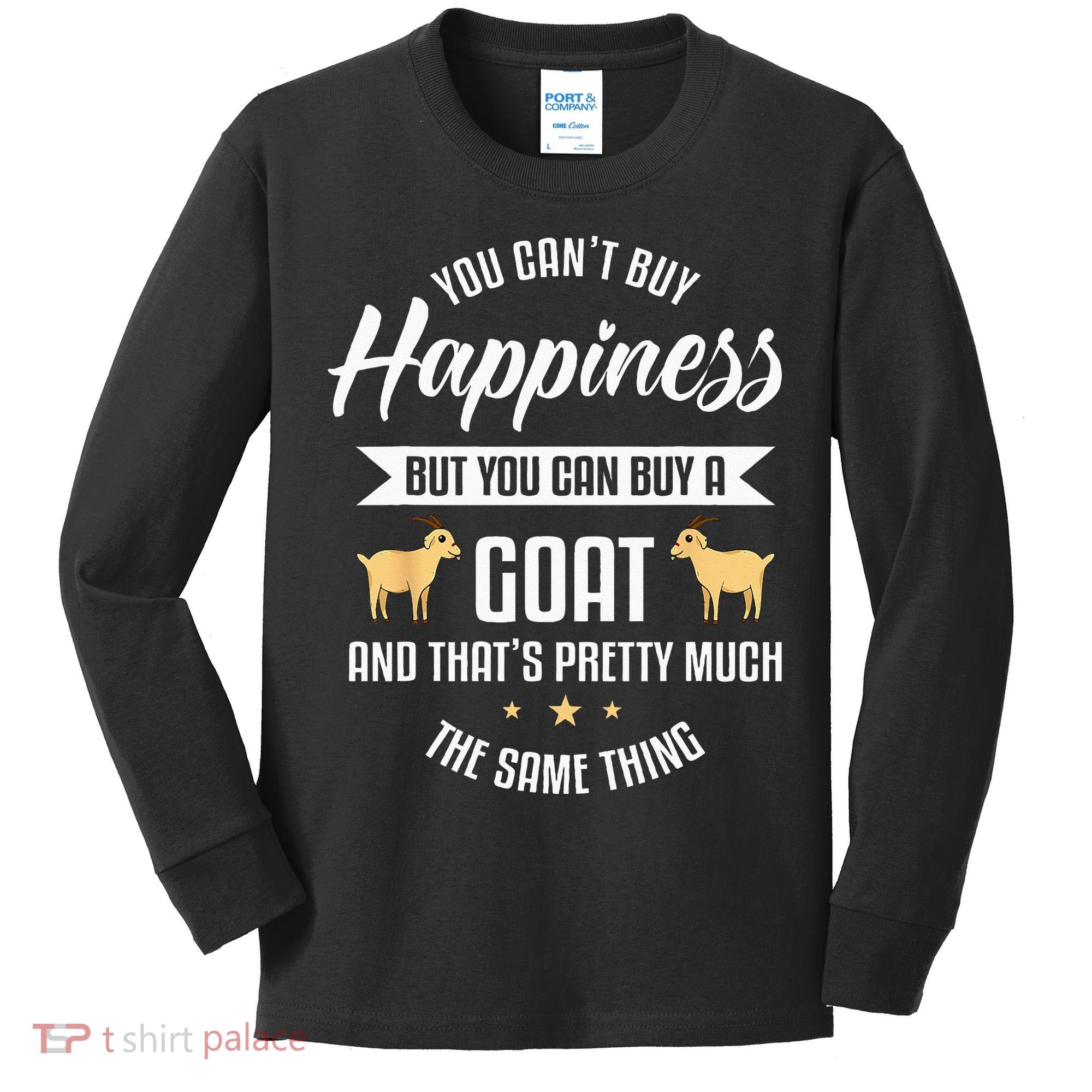 Goat Lover Livestock Farmer Breeder Kids Long Sleeve Shirt