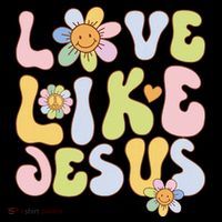 Groovy Love Like Jesus Religious God Christian Coffee Mug thumb 5