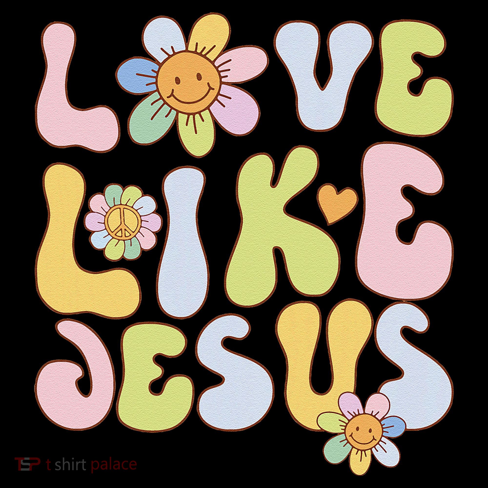 Groovy Love Like Jesus Religious God Christian Coffee Mug