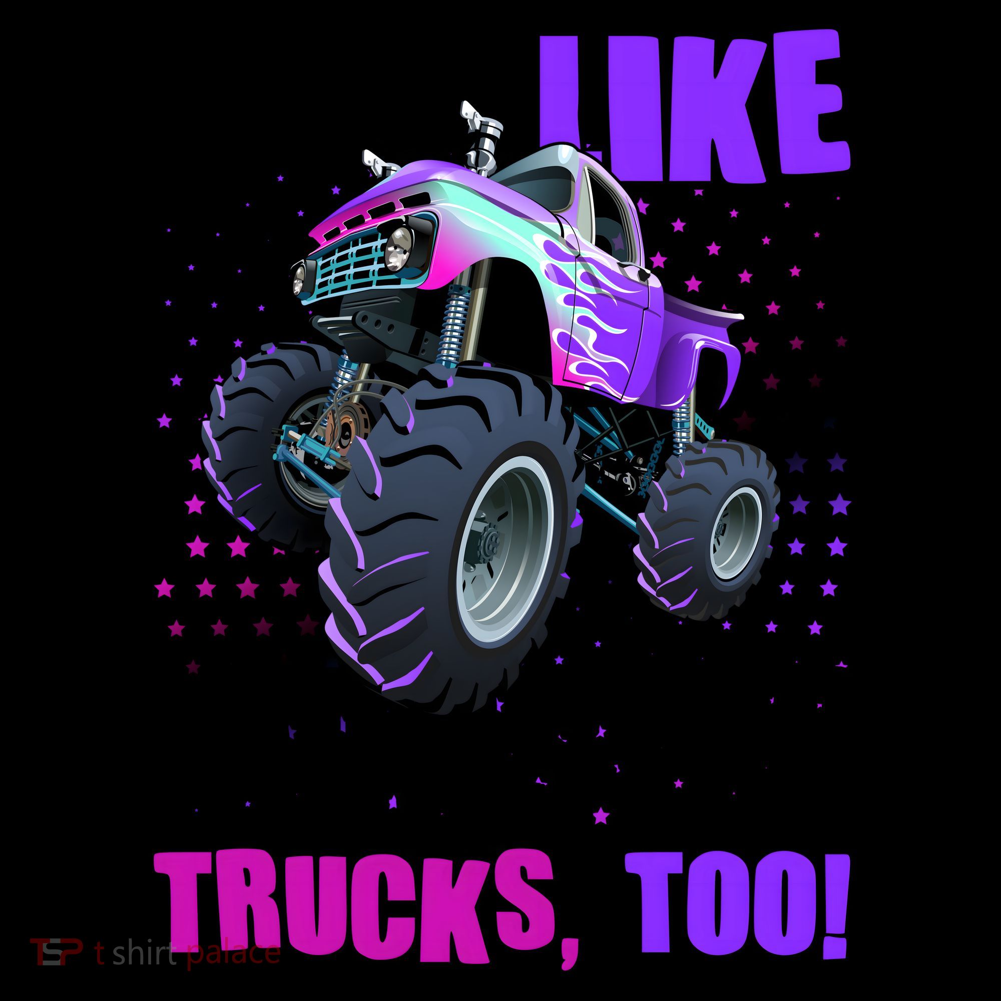 Girls Like Monster Trucks Too! Coffee Mug
