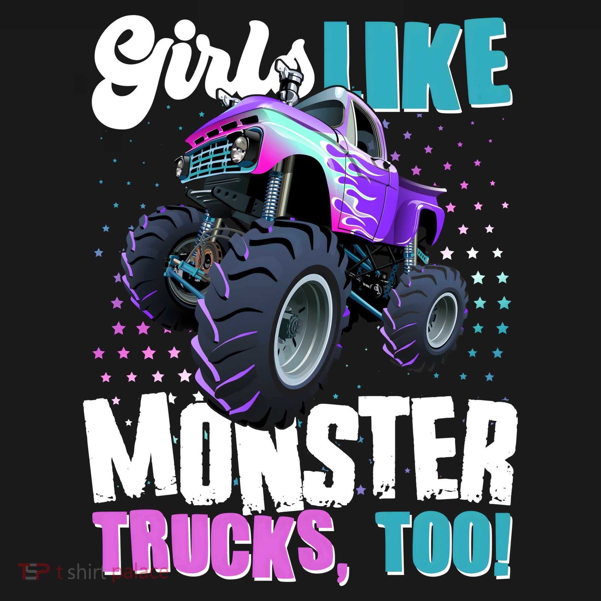 Girls Like Monster Trucks Too! Visor
