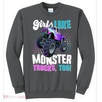 Girls Like Monster Trucks Too! Sweatshirt thumb 0
