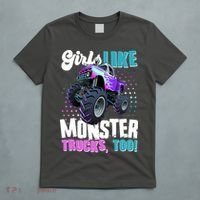 Girls Like Monster Trucks Too! T-Shirt thumb 5