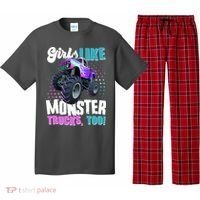 Girls Like Monster Trucks Too! Pajama Set thumb 0