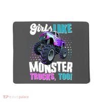 Girls Like Monster Trucks Too! Mousepad thumb 0