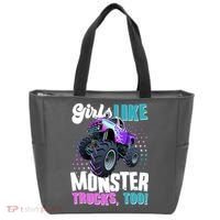 Girls Like Monster Trucks Too! Tote Bag thumb 0