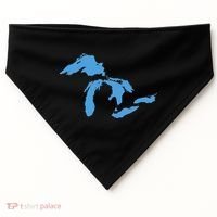 Great Lakes Michigan USA-Made Doggie Bandana thumb 0