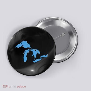 Great Lakes Michigan Button