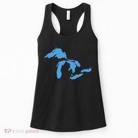 Great Lakes Michigan Women's Tank Top thumb 0