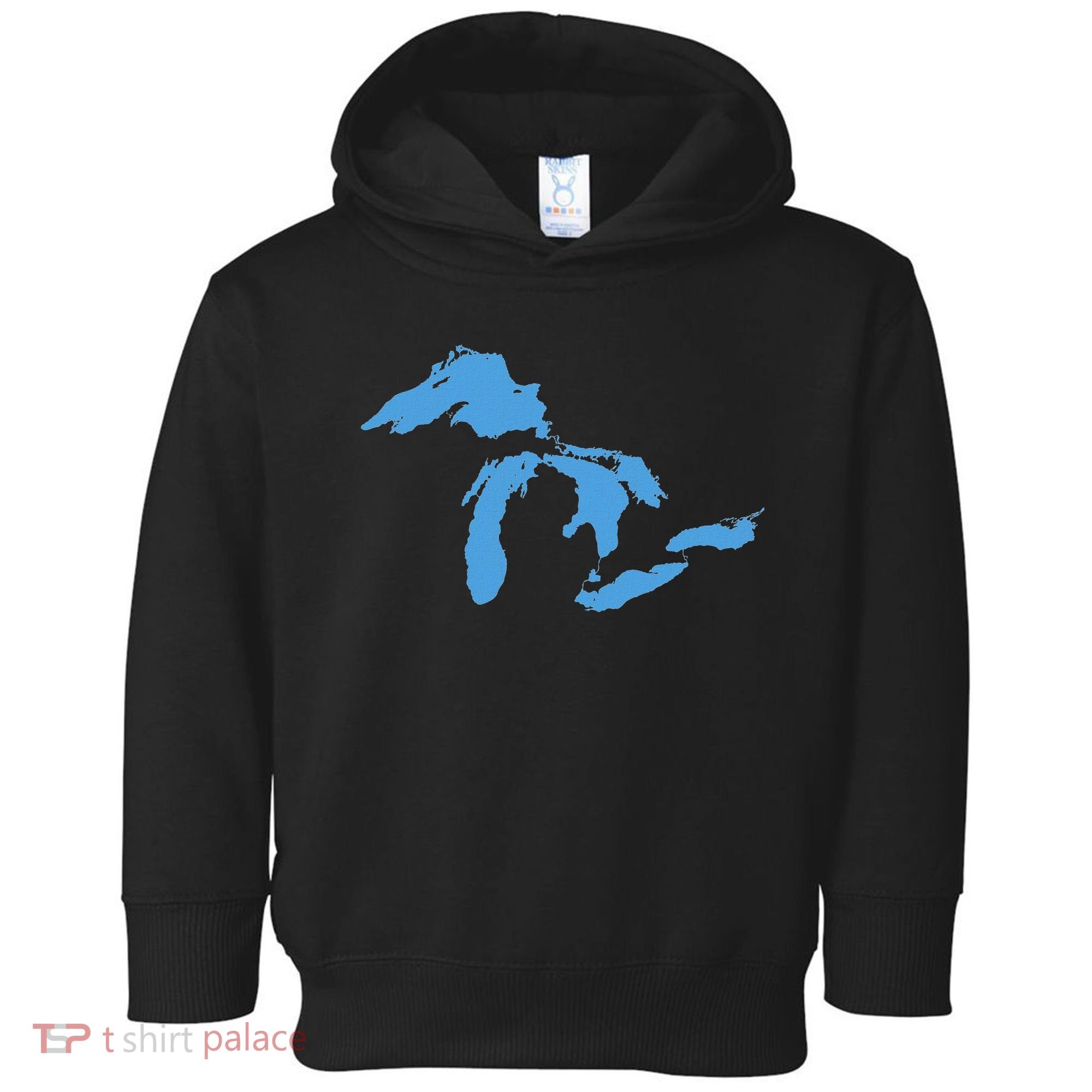 Great Lakes Michigan Toddler Hoodie