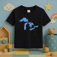 Great Lakes Michigan Toddler T-Shirt thumb 3