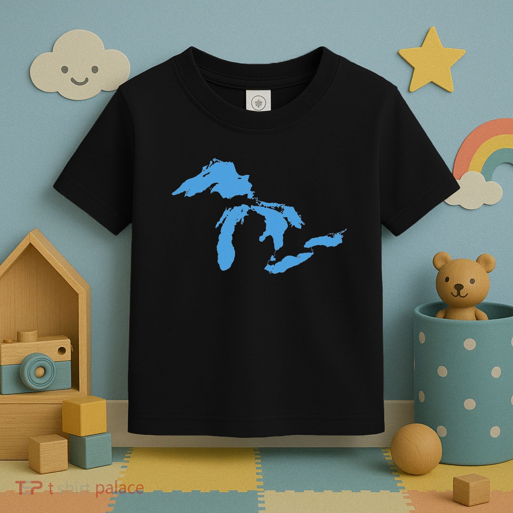 Great Lakes Michigan Toddler T-Shirt