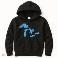 Great Lakes Michigan Kids Hoodie thumb 0