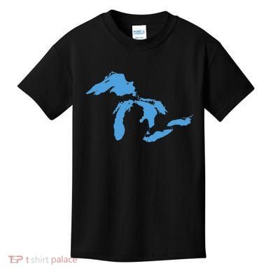 Great Lakes Michigan Kids T-Shirt