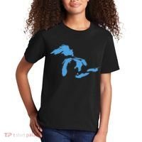 Great Lakes Michigan Kids T-Shirt thumb 2