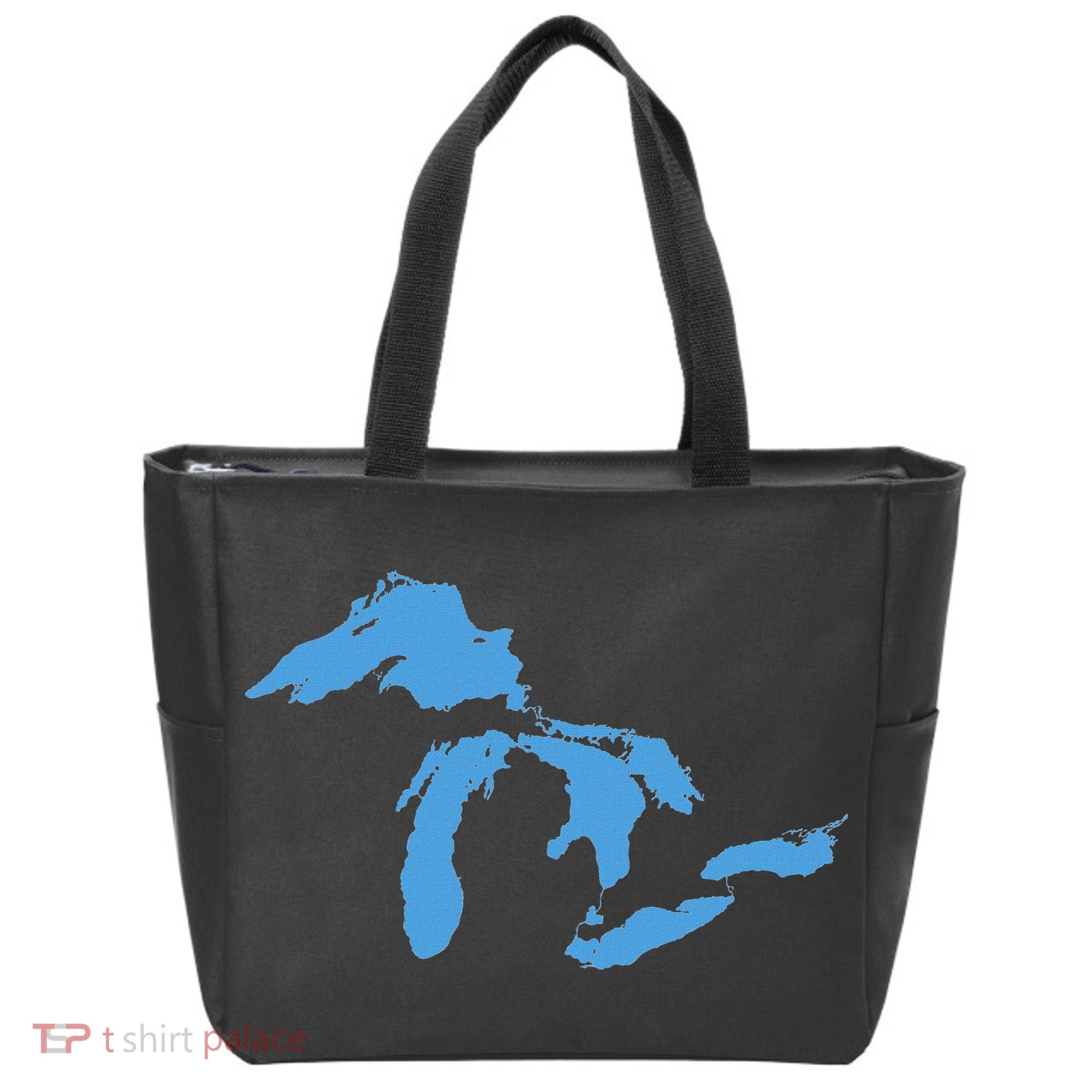 Great Lakes Michigan Tote Bag