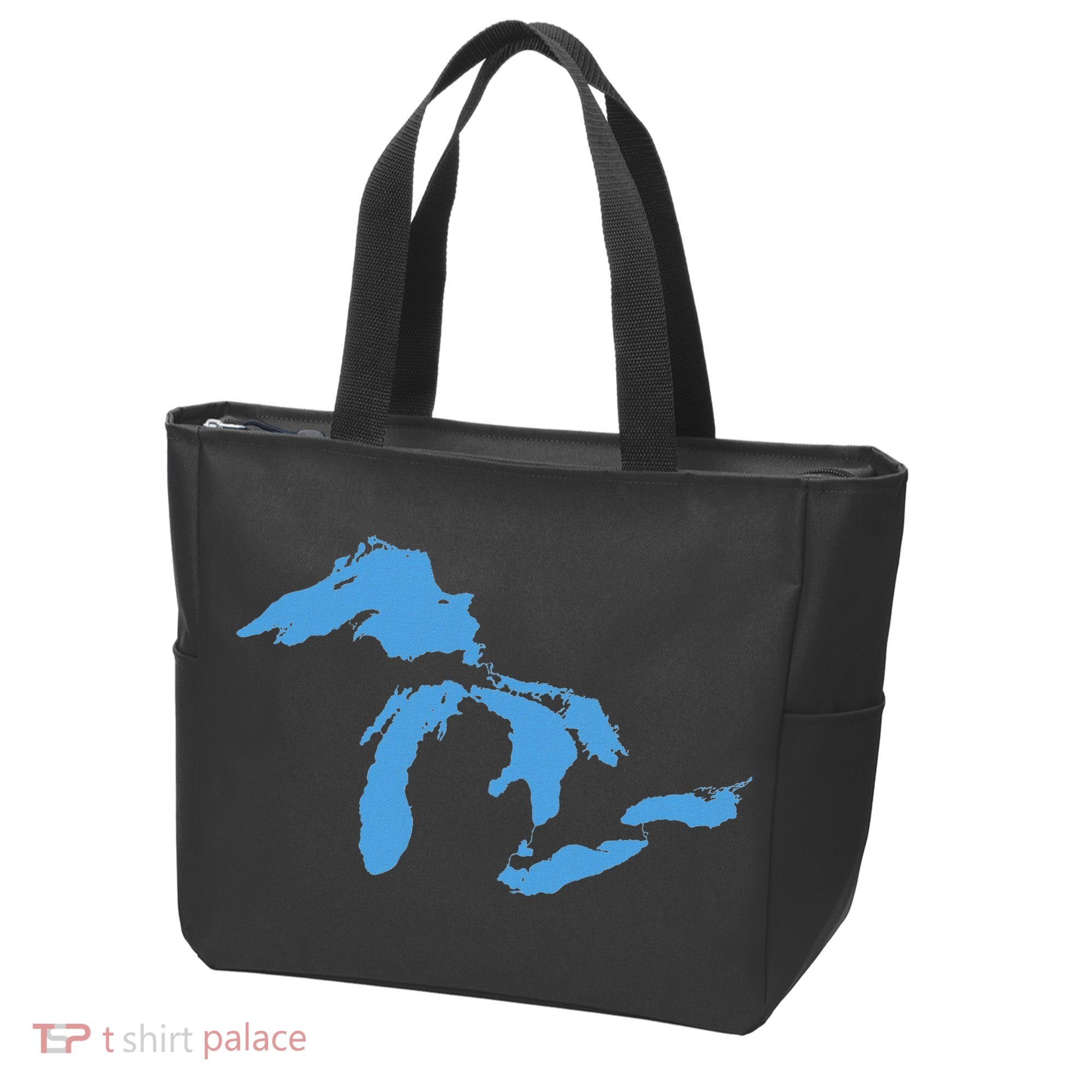 Great Lakes Michigan Tote Bag