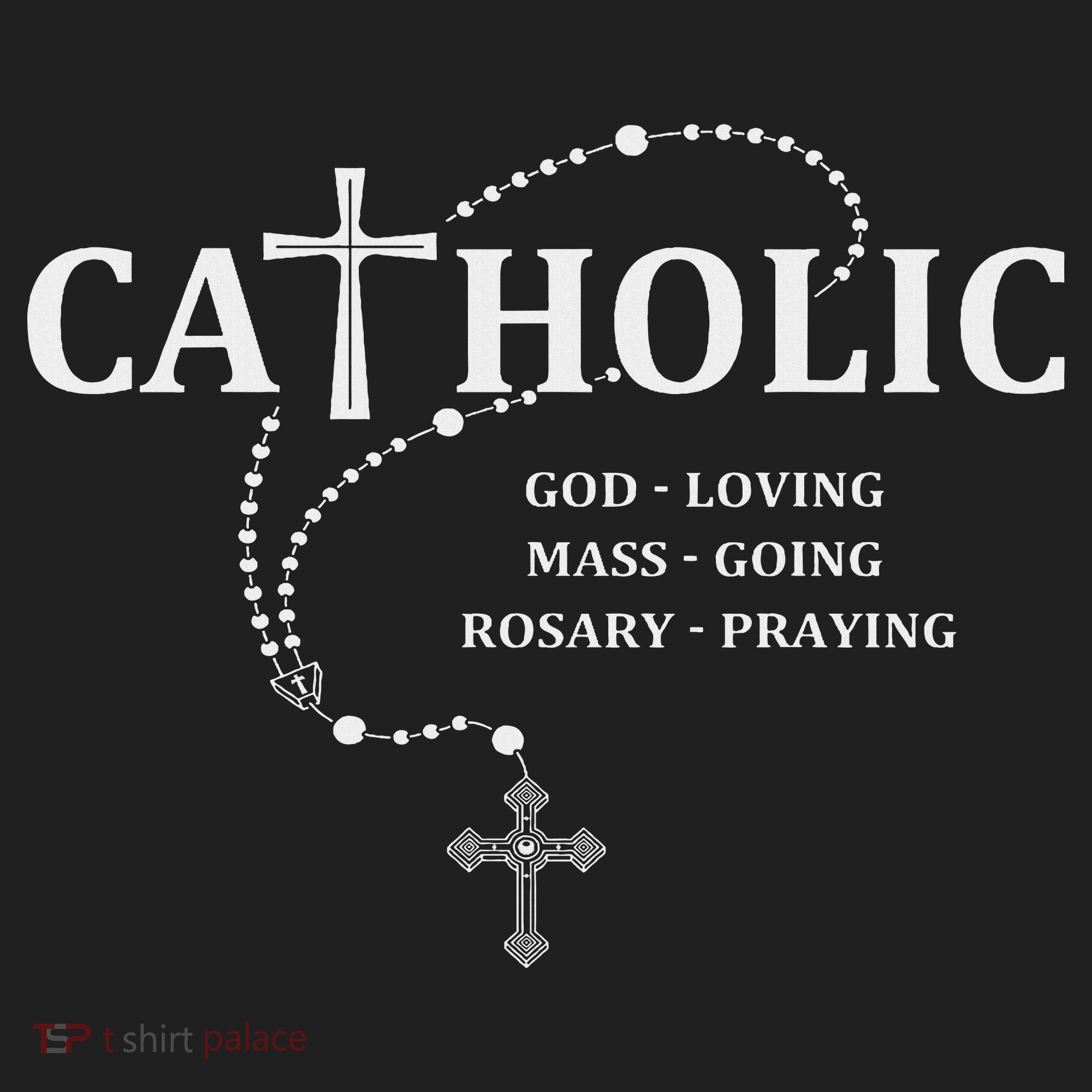 God Loving Mass Going Rosary Praying Catholic Hat