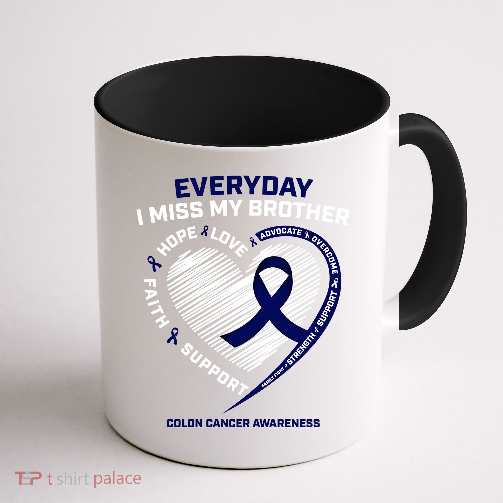 Gifts Loving Memory Gift Brother Colon Cancer Awareness Gift Coffee Mug